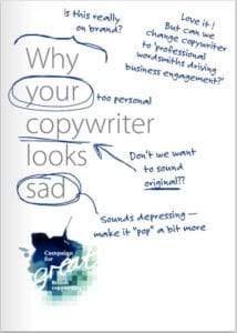 front cover of dma report why your copywriter looks sad