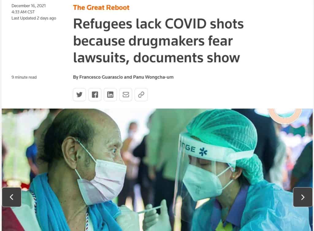 refugees-lack-covid-shots-because-drugmakers-fear-lawsuits