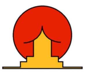 this logo for the brazilian institute for studies looks like a rear view of someone sitting on a dildo