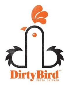 this logo for dirty bird chicken looks like an ejaculating penis