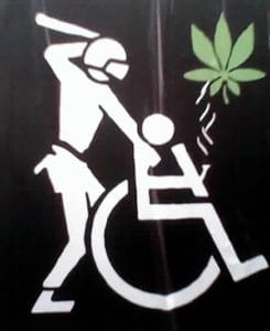 this logo to protest police brutality of marijuana users is hilarious