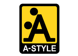 this logo for a-style appears to be a couple doing it doggy style