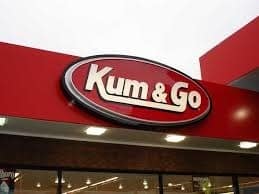 this logo for kum & go convenient stores appears to have a double meaning