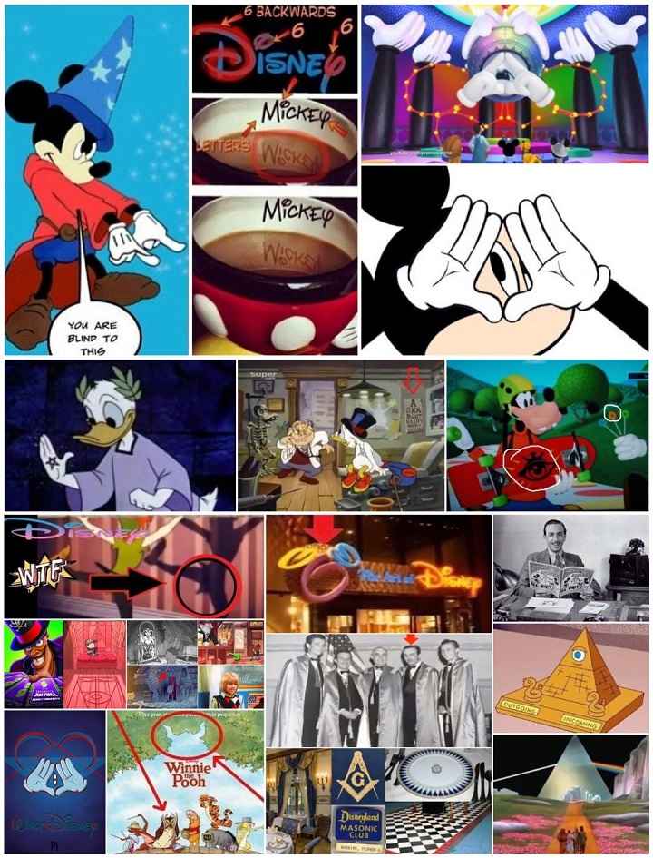 Illuminati symbolism is found in many Disney films