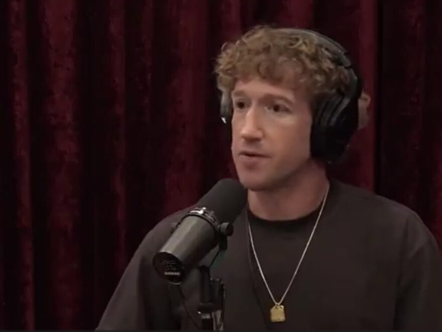 Joe Rogan interviews Facebook founder Mark Zuckerberg on his podcast, The Joe Rogan Experience