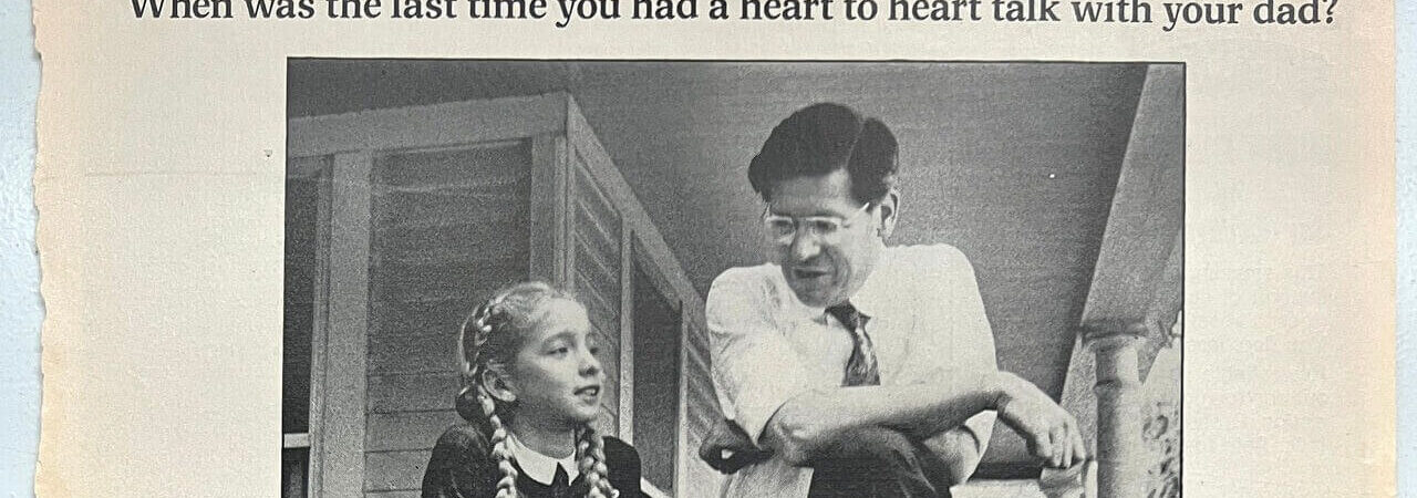 This vintage print ad from Bell Telephone connects with heartfelt human emotion