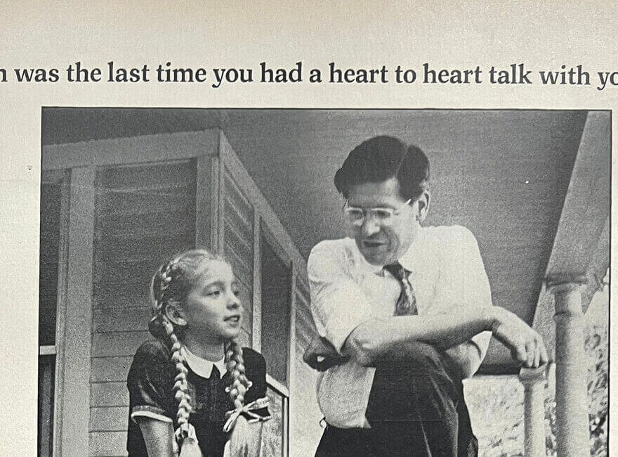 This vintage print ad from Bell Telephone connects with heartfelt human emotion